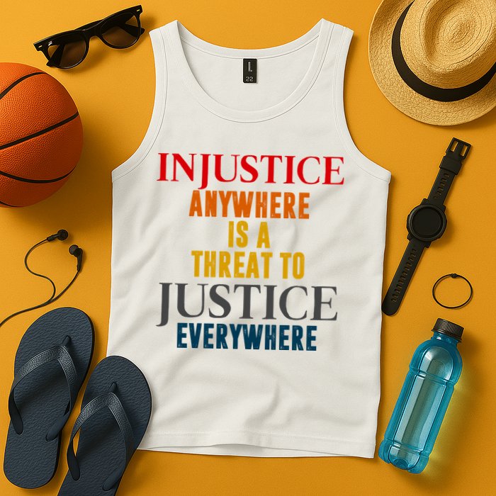 Injustice Anywhere Is A Threat To Justice Everywhere Tank Top