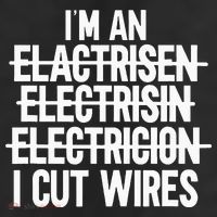I'm An ... I Cut Wires Lineman Funny Electrician 11oz C Handle Ceramic Mug