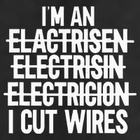 I'm An ... I Cut Wires Lineman Funny Electrician 12oz Stainless Steel Coffee Mug