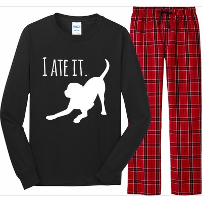 I Ate It Dog Mom And Dog Dads Long Sleeve Pajama Set