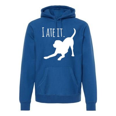 I Ate It Dog Mom And Dog Dads Premium Hoodie