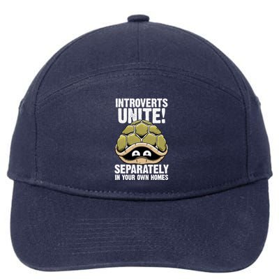 I Am Introvert 7-Panel Snapback Hat