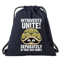 I Am Introvert Drawstring Bag