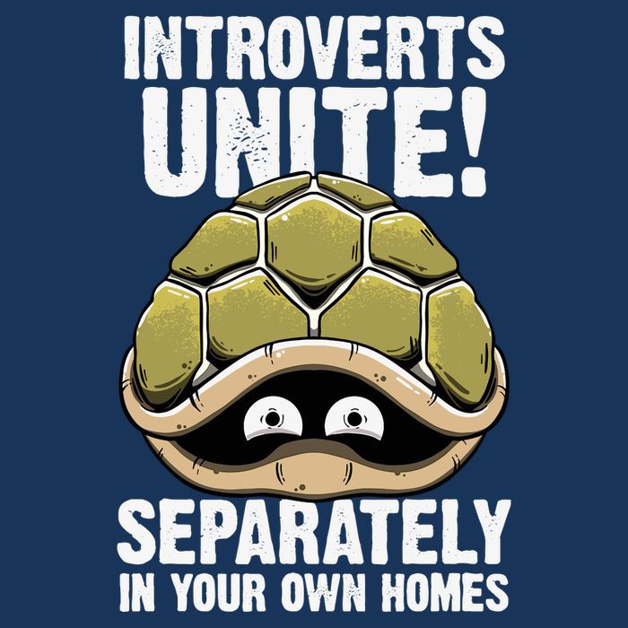I Am Introvert Drawstring Bag