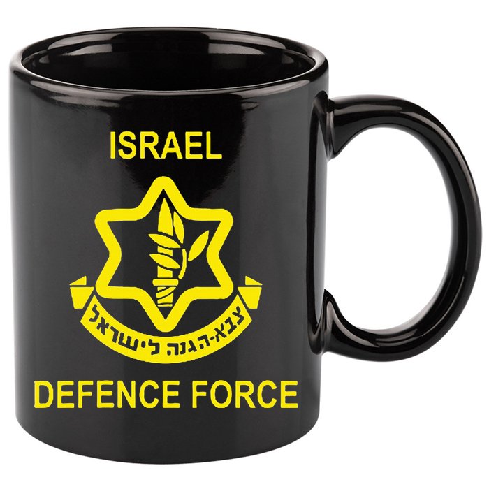 Israel Army (Idf) Israel Defense Force 11oz C Handle Ceramic Mug