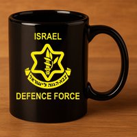 Israel Army (Idf) Israel Defense Force 11oz C Handle Ceramic Mug