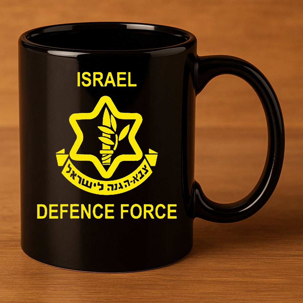 Israel Army (Idf) Israel Defense Force 11oz C Handle Ceramic Mug