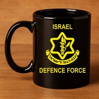 Israel Army (Idf) Israel Defense Force 11oz C Handle Ceramic Mug