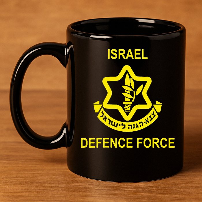 Israel Army (Idf) Israel Defense Force 11oz C Handle Ceramic Mug