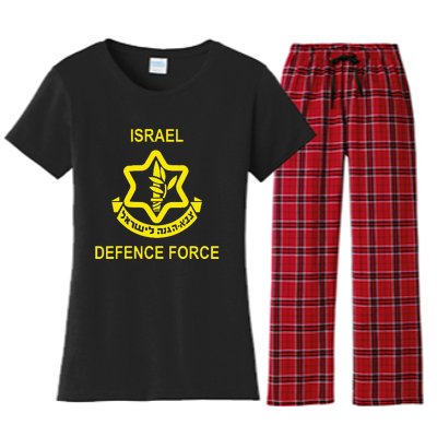 Israel Army (Idf) Israel Defense Force Women's Flannel Pajama Set