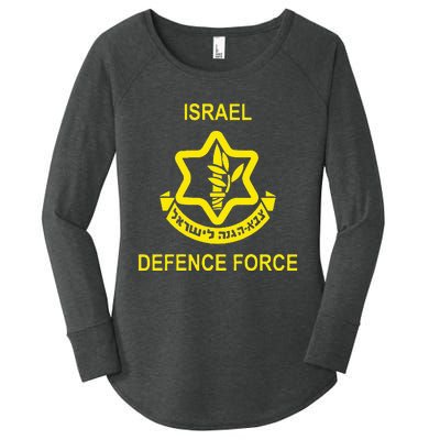 Israel Army (Idf) Israel Defense Force Women's Perfect Tri Tunic Long Sleeve Shirt