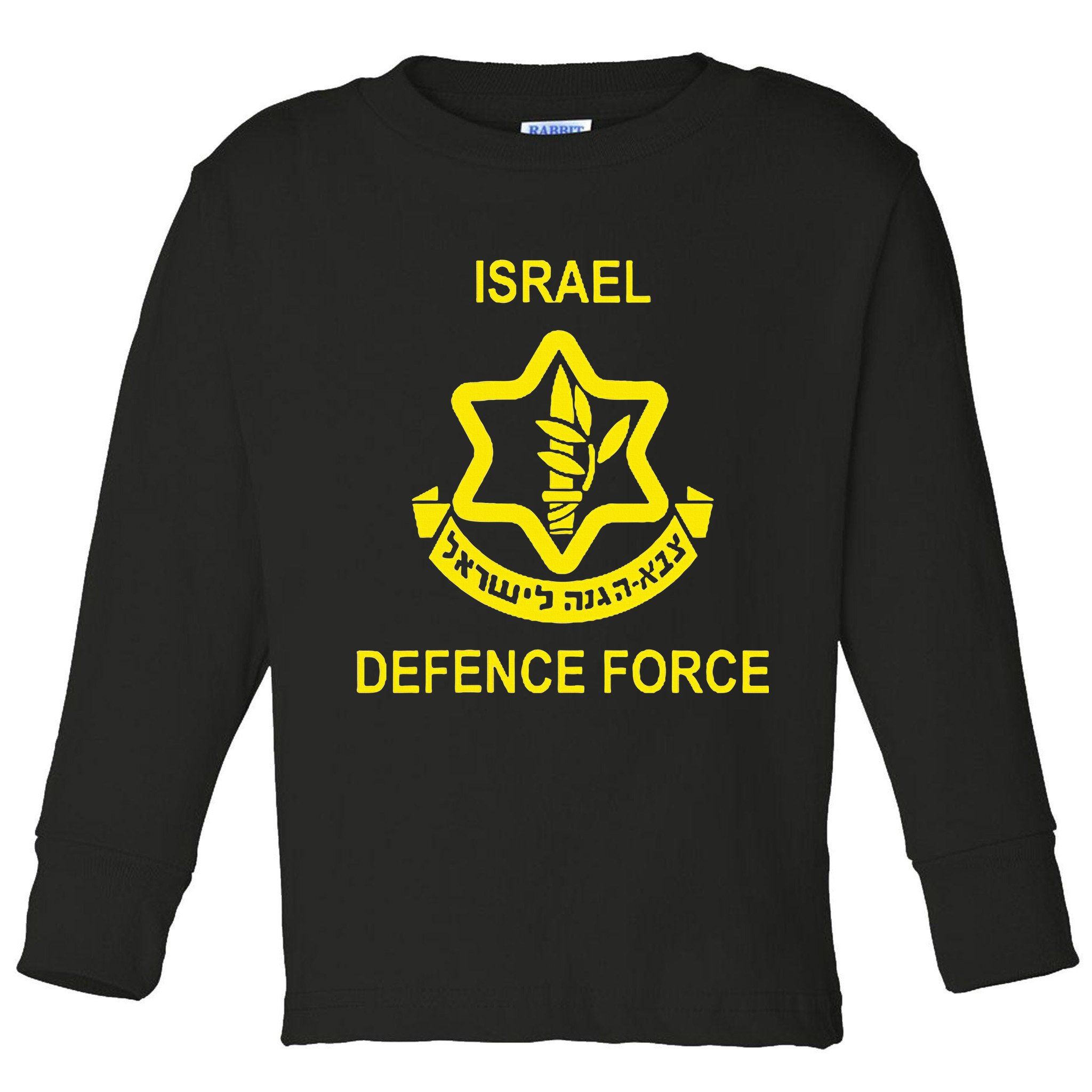 Israel Army (Idf) Israel Defense Force Toddler Long Sleeve Shirt