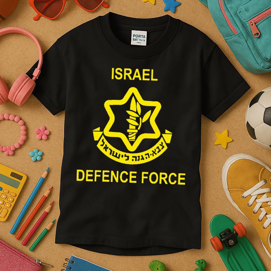 Israel Army (Idf) Israel Defense Force Kids T-Shirt