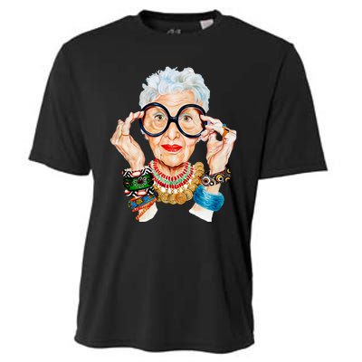 Iris Apfel Cooling Performance Crew T-Shirt