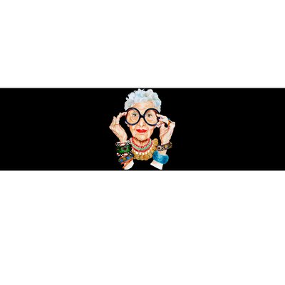 Iris Apfel Bumper Sticker