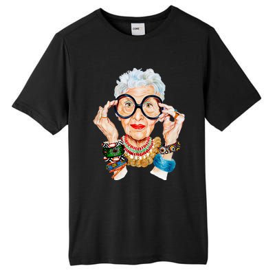 Iris Apfel Tall Fusion ChromaSoft Performance T-Shirt