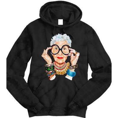 Iris Apfel Tie Dye Hoodie