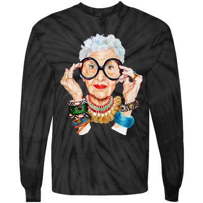 Iris Apfel Tie-Dye Long Sleeve Shirt