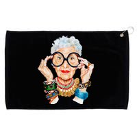 Iris Apfel Grommeted Golf Towel