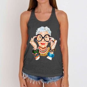 Iris Apfel Women's Knotted Racerback Tank