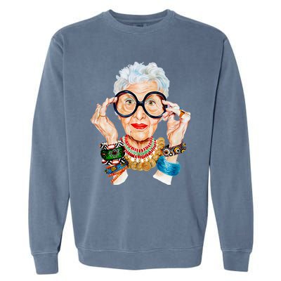 Iris Apfel Garment-Dyed Sweatshirt