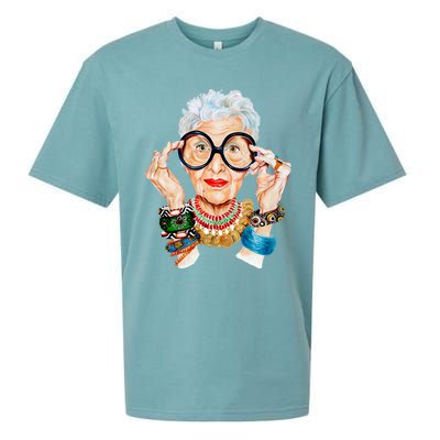 Iris Apfel Sueded Cloud Jersey T-Shirt