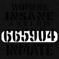 Insane Asylum Inmate With Numbers Halloween Ladies PosiCharge Tri-Blend Wicking Tank