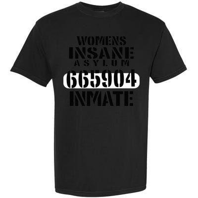 Insane Asylum Inmate With Numbers Halloween Garment-Dyed Heavyweight T-Shirt