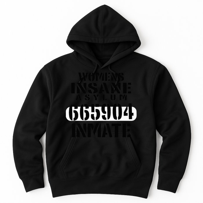 Insane Asylum Inmate With Numbers Halloween Hoodie