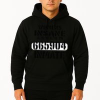 Insane Asylum Inmate With Numbers Halloween Hoodie