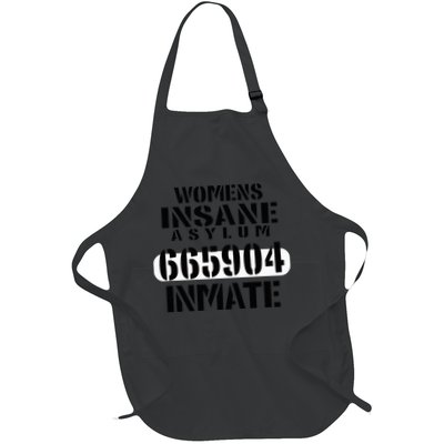 Insane Asylum Inmate With Numbers Halloween Apron