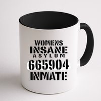 Insane Asylum Inmate With Numbers Halloween Mug