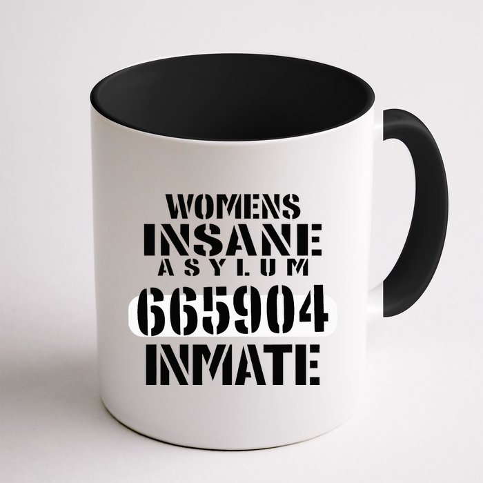Insane Asylum Inmate With Numbers Halloween Mug