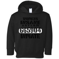 Insane Asylum Inmate With Numbers Halloween Toddler Hoodie