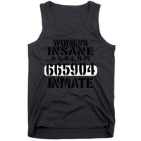 Insane Asylum Inmate With Numbers Halloween Tank Top