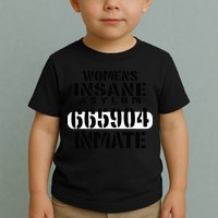 Insane Asylum Inmate With Numbers Halloween Toddler T-Shirt