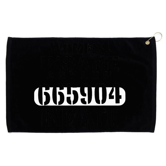 Insane Asylum Inmate With Numbers Halloween Grommeted Golf Towel