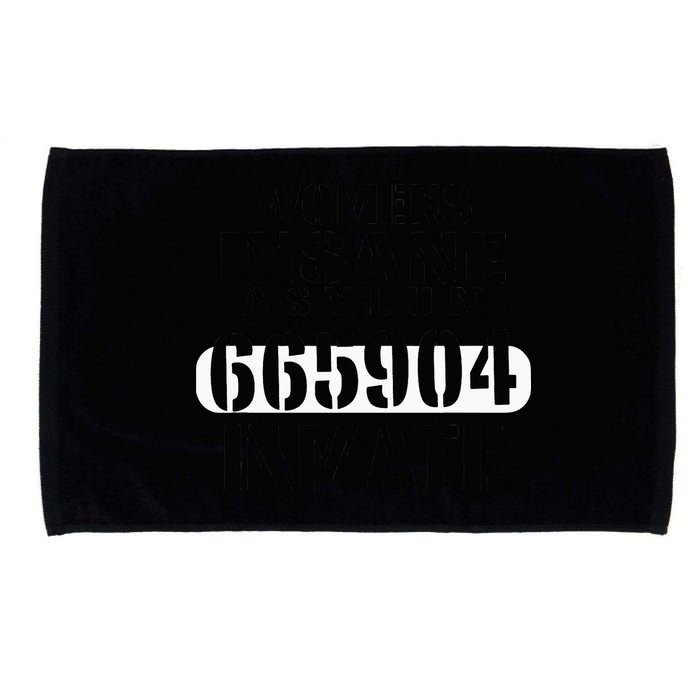 Insane Asylum Inmate With Numbers Halloween Microfiber Hand Towel