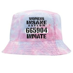 Insane Asylum Inmate With Numbers Halloween Tie-Dyed Bucket Hat