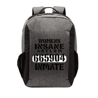 Insane Asylum Inmate With Numbers Halloween Vector Backpack