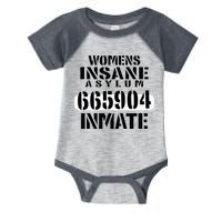 Insane Asylum Inmate With Numbers Halloween Infant Baby Jersey Bodysuit