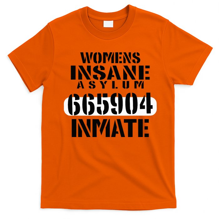 Insane Asylum Inmate With Numbers Halloween T-Shirt