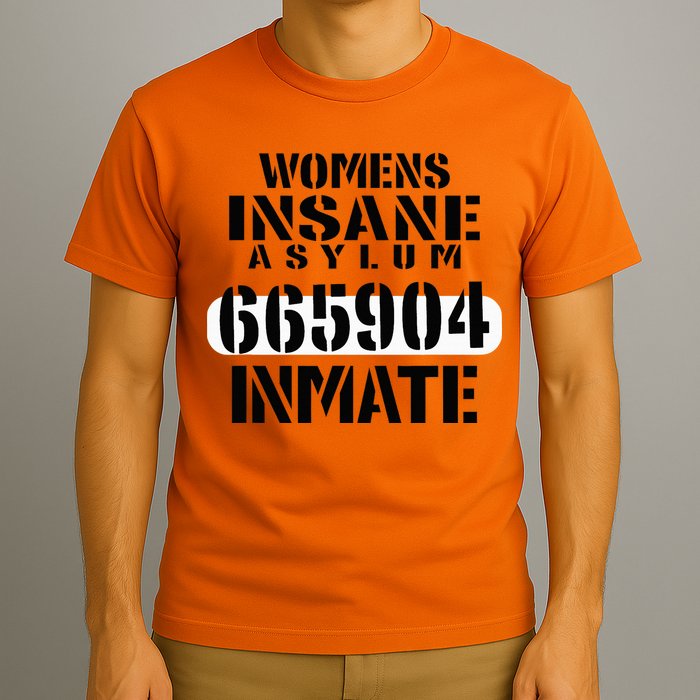 Insane Asylum Inmate With Numbers Halloween T-Shirt