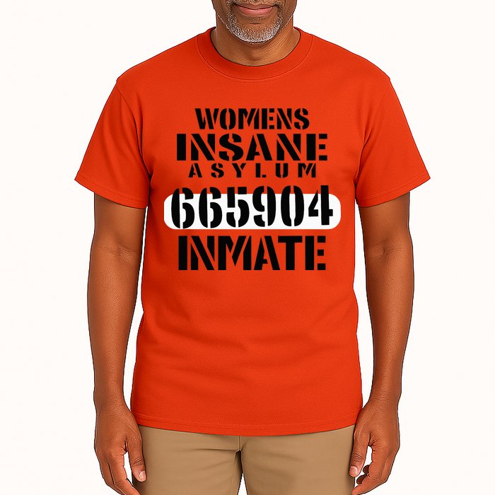 Insane Asylum Inmate With Numbers Halloween Tall T-Shirt