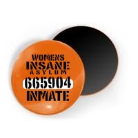 Insane Asylum Inmate With Numbers Halloween Magnet