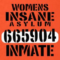 Insane Asylum Inmate With Numbers Halloween Magnet