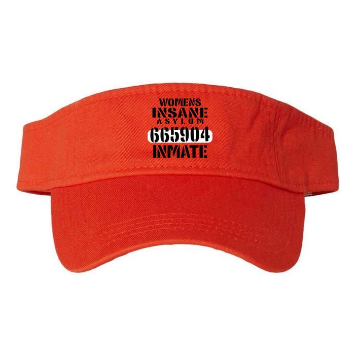 Insane Asylum Inmate With Numbers Halloween Visor