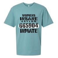 Insane Asylum Inmate With Numbers Halloween Sueded Cloud Jersey T-Shirt