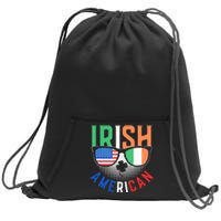 Irish American Ireland Family Roots Us Usa America St Sweatshirt Cinch Pack Bag