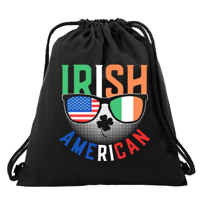 Irish American Ireland Family Roots Us Usa America St Drawstring Bag